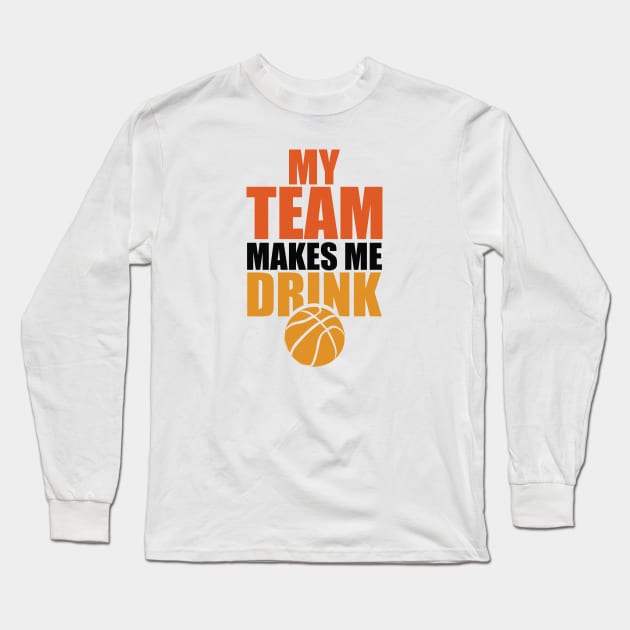 NBA Phoenix Suns Drink Long Sleeve T-Shirt by SillyShirts